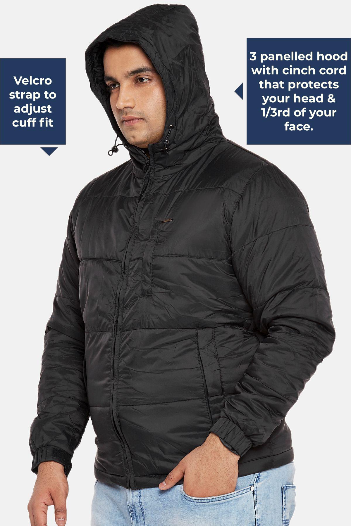 Men's Plus Soft Sheen Puffer Jacket | Boohoo UK