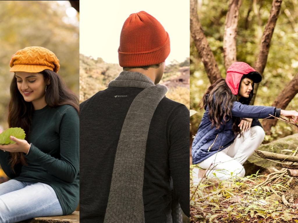 Woolen caps, sweaters and muffler worn by Indian students studying abroad.