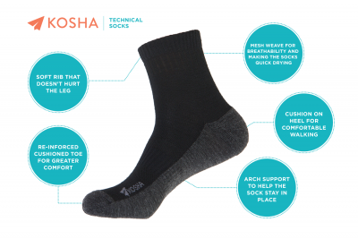 Kosha's Technical Socks