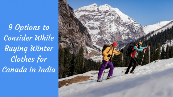 winter clothes for Canada in India cover image