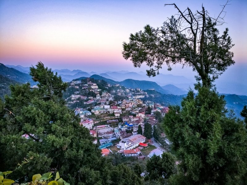 View from Mussoorie Mall Road