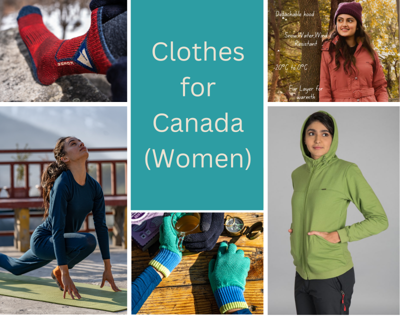 Canada packing list for female students