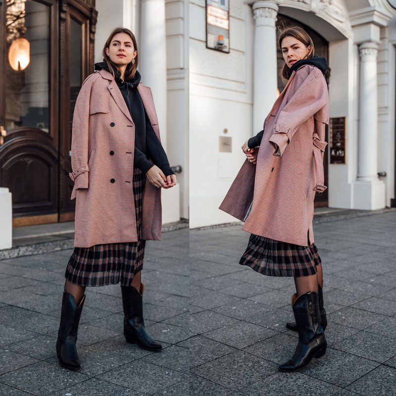 formal winter skirt outfits - long coats