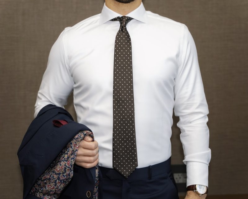 how to dress business casual in winter shirt and tie for men