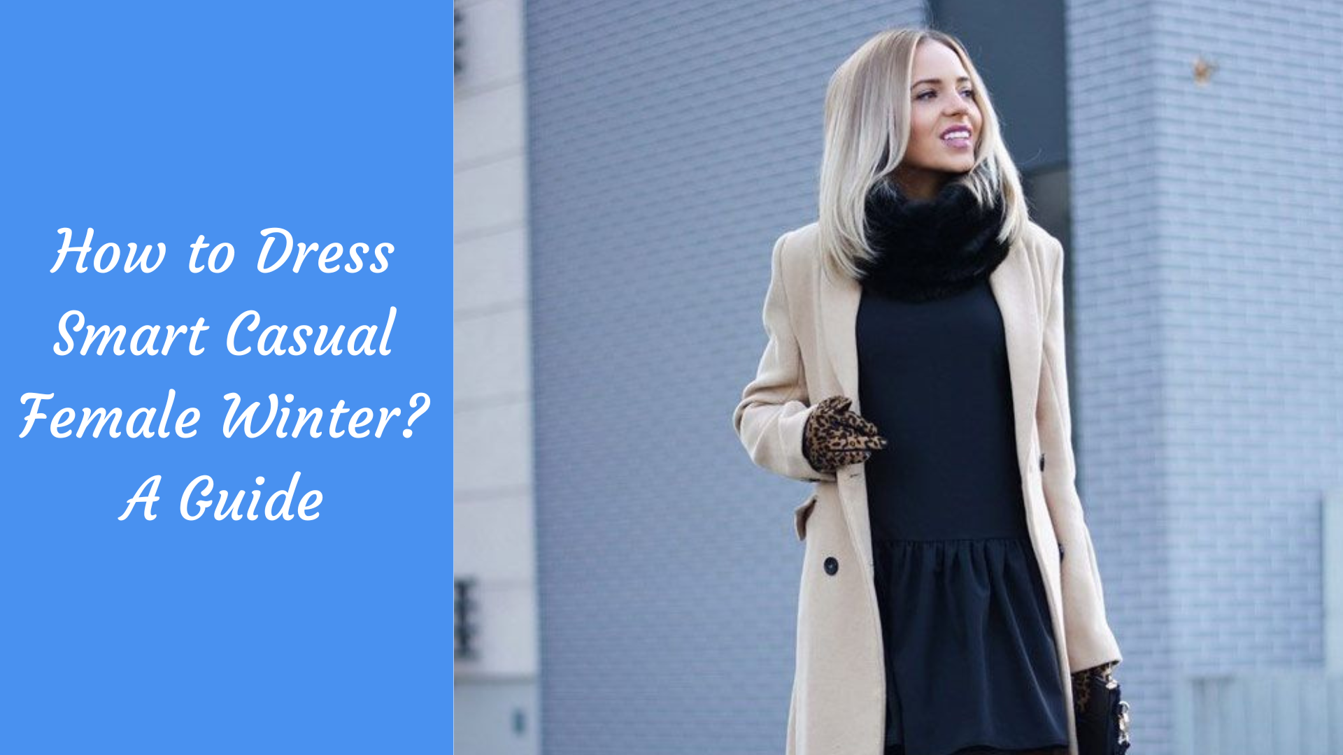 how to dress smart casual female winter cover image
