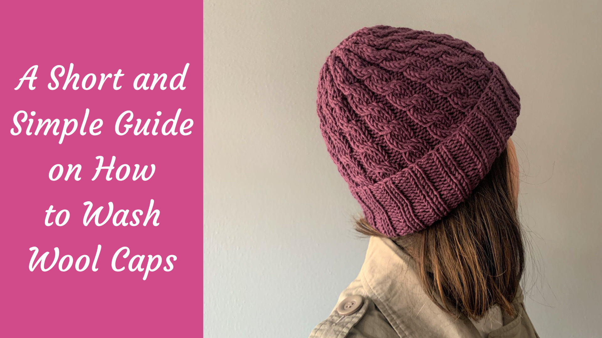 How to shrink a wool hat by drying the hat
