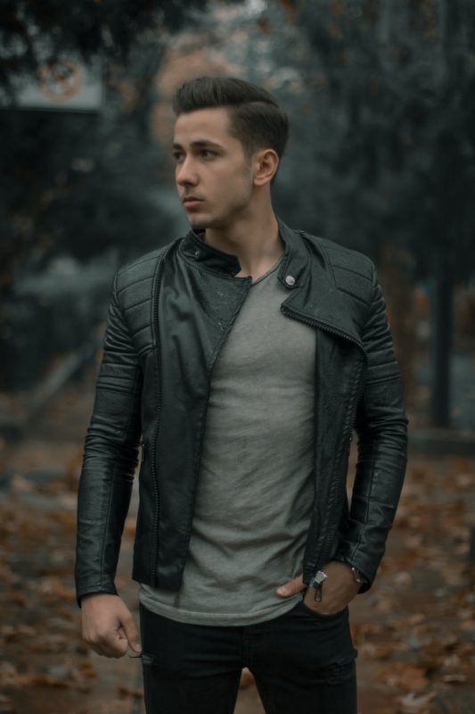 types of jackets gender based man in leather jacket