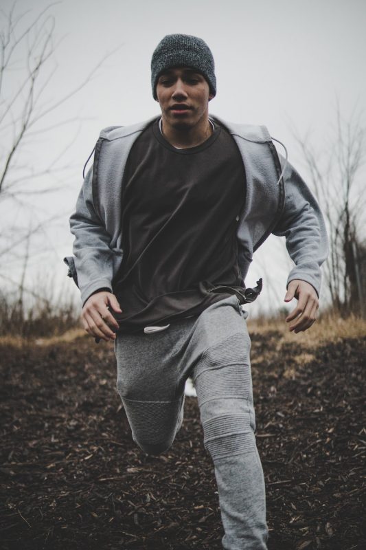 cold-weather workout clothing from a winter wear shop