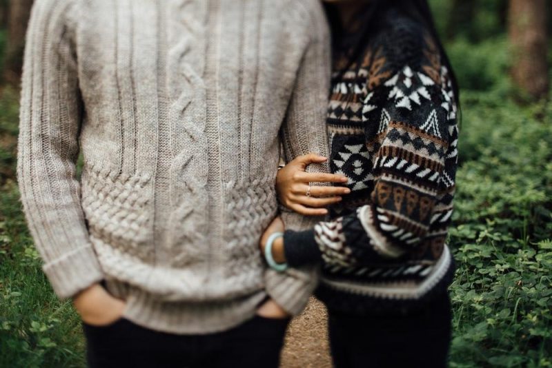 patterned types of sweaters
