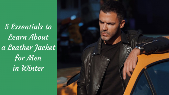 leather jacket for men cover image