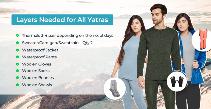What to wear for Char Dham Yatra